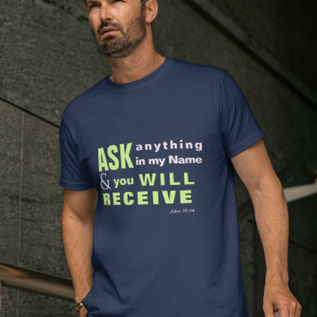 JESUS Ask, så får du T-SHIRT (JESUS Ask, and you will receive T-SHIRT)