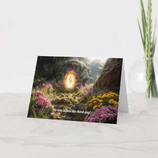 Jesus återställt Påsk-kort Kort