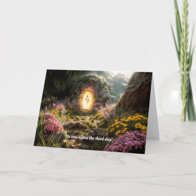 Jesus återställt Påsk-kort Kort (Framsida)