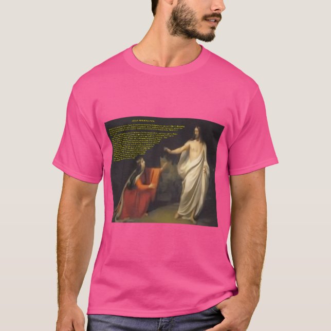 Jesus återvändandekonst t shirt (Framsida)