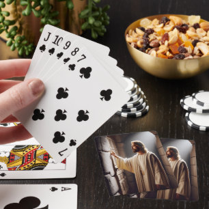 Jesus av Door vid Sunrise Casinokort