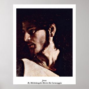 Jesus av Michelangelo Merisi Da Caravaggio Poster