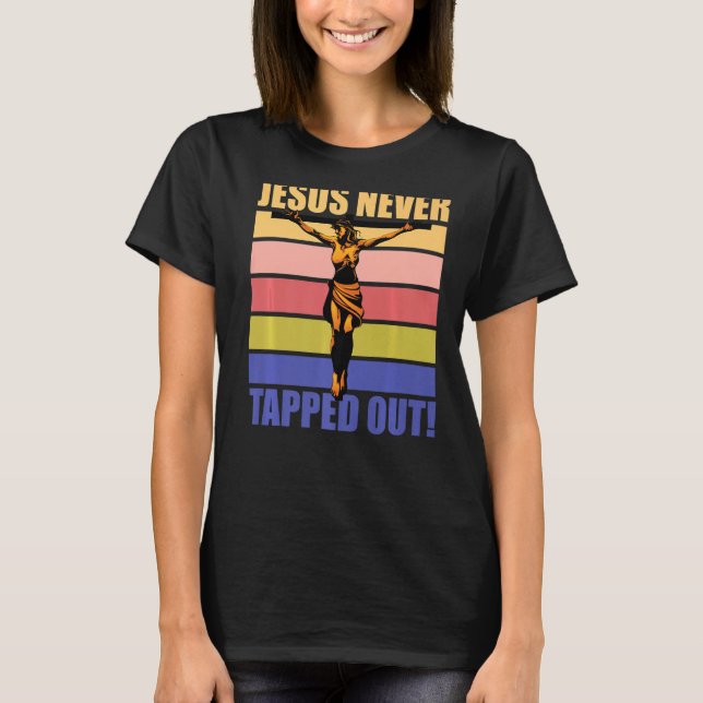 Jesus avlyssnade aldrig t shirt (Framsida)