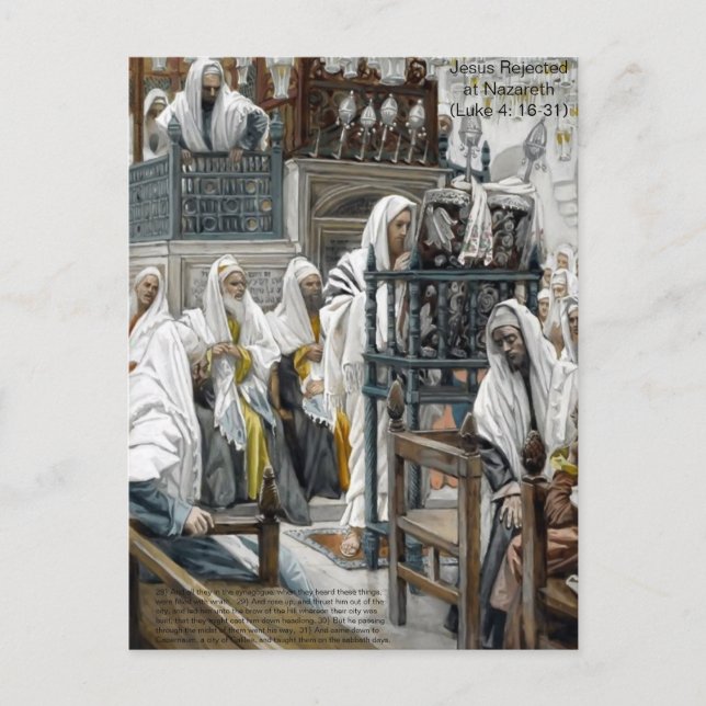 Jesus avvisade nazareth Postcard Vykort (Framsida)