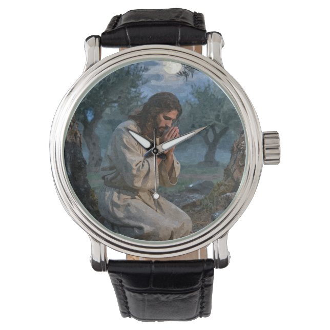Jesus badar armbandsur (Framsida)