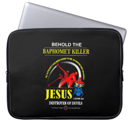 JESUS: Baphomet-Killer Laptop Fodral