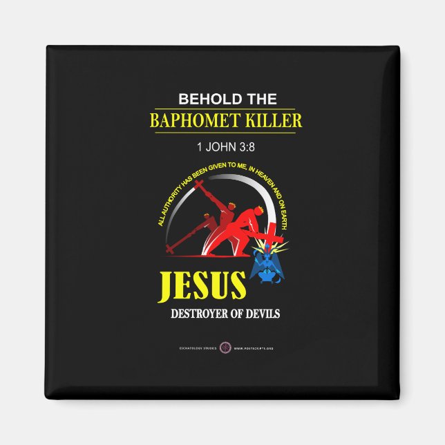JESUS: Baphomet-Killer Magnet (Framsidan)