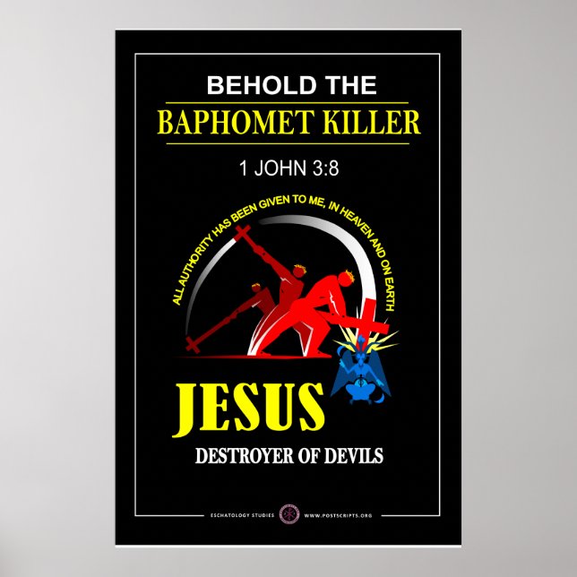 Jesus - Baphomet Killer Poster (Framsidan)