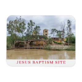 Jesus Baptism Platsvyns kylskåp Magnet