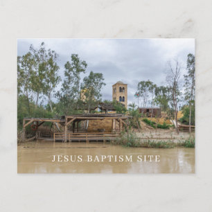 Jesus Baptism-vyvykort Vykort
