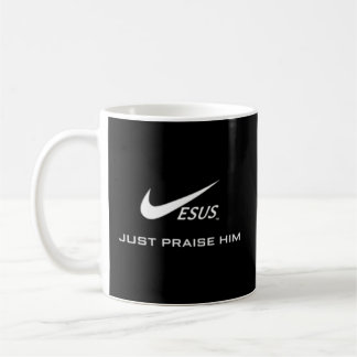 Jesus bara lovorda honom - Jesus surrade kristen Kaffemugg