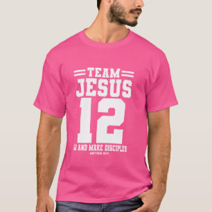 Jesus Baseball Team Jesus Christian Matthew 2819 V T Shirt