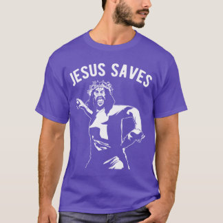 Jesus Baseboll Religiösa Sporter rolig T Shirt