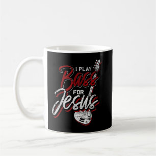 Jesus Basist Kristna Basist Basgitarr Kaffemugg