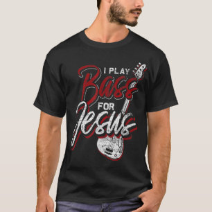 Jesus Basist Kristna Basist Basgitarr T Shirt