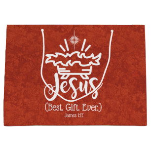 JESUS BEST GIFT EVER Julen Scripture Red