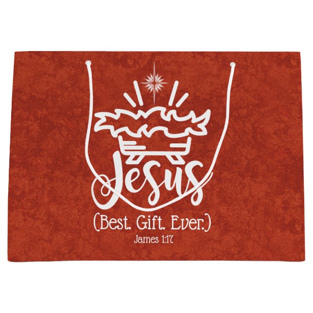 JESUS BEST GIFT EVER Julen Scripture Red (Framsidan)