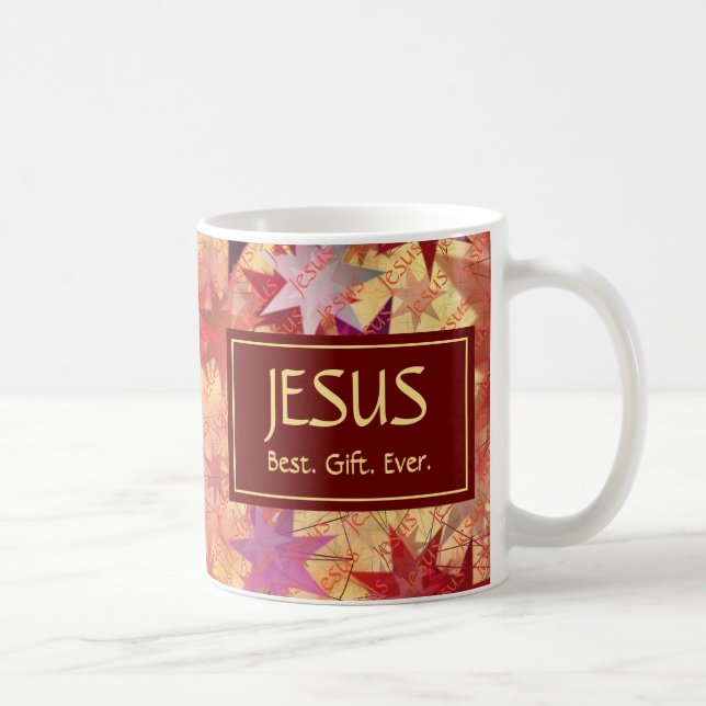 JESUS BEST GIFT VARJE jul Kaffemugg (Höger)