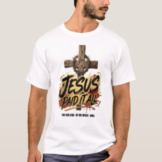Jesus betalade allt – Kristallin T-Shirt