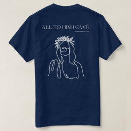 Jesus Betalat allt, vit utskrift T-Shirt