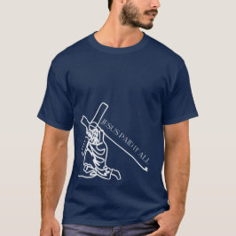 Jesus Betalat allt, vit utskrift T-Shirt