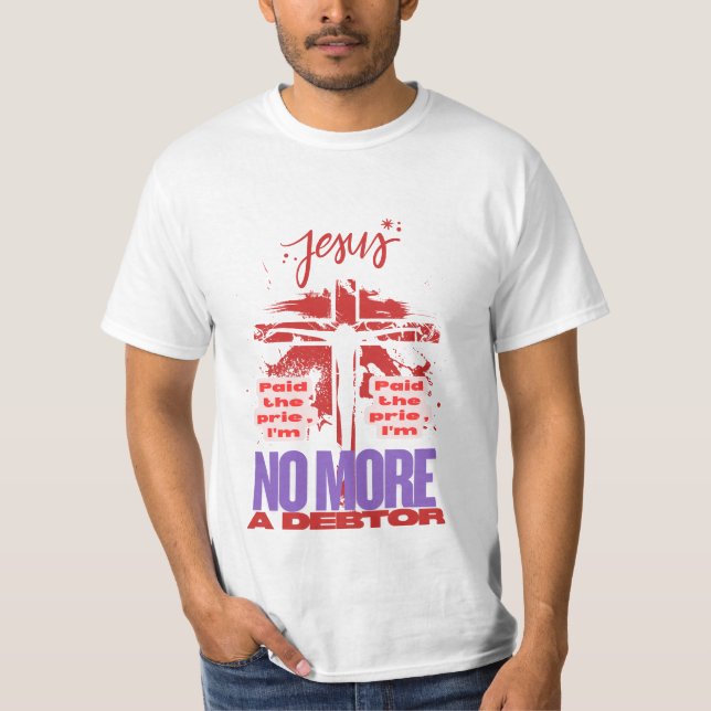 Jesus betalat prisa t shirt (Framsida)