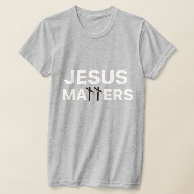 Jesus betyder något t shirt (Laydown)