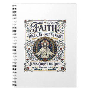 Jesus Bibel Journaling Skrift Konst Tröja Christi Anteckningsbok