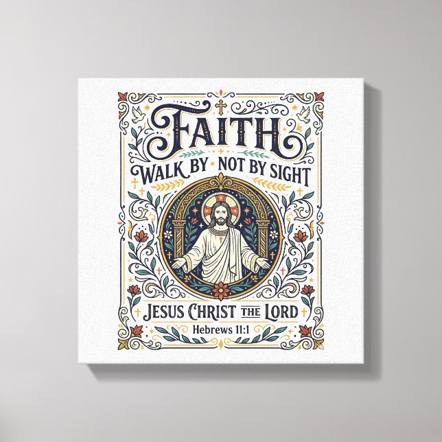 Jesus Bibel Journaling Skrift Konst Tröja Christi Canvastryck (Framsida)