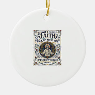 Jesus Bibel Journaling Skrift Konst Tröja Christi Julgransprydnad Keramik