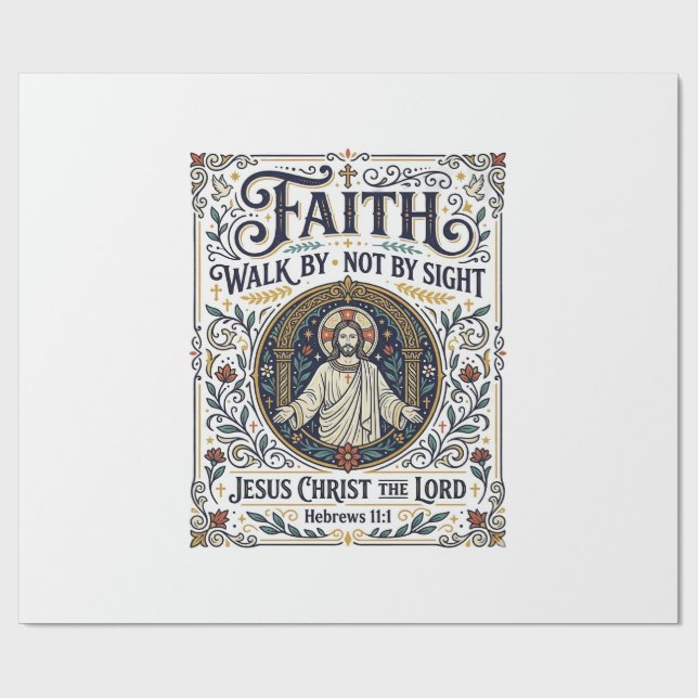 Jesus Bibel Journaling Skrift Konst Tröja Christi Presentpapper (Platt)