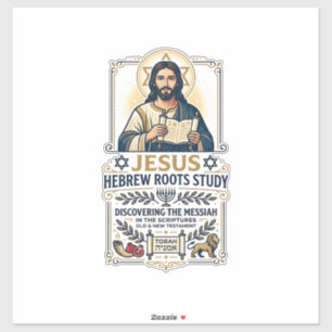 Jesus Bibel Språk Hebreiska Grekiska Nörd Tröja Fa Klistermärken