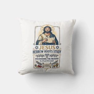 Jesus Bibel Språk Hebreiska Grekiska Nörd Tröja Fa Kudde