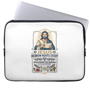 Jesus Bibel Språk Hebreiska Grekiska Nörd Tröja Fa Laptop Fodral