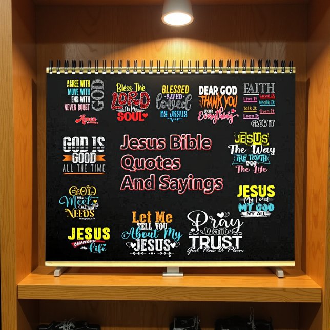 Jesus Bibelcitat och Ord Kalender (Skapare uppladdad)