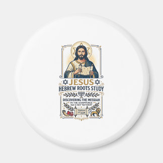 Jesus Bibelspråk Hebreiska Grekiska Nörd Tröja Fai Magnet