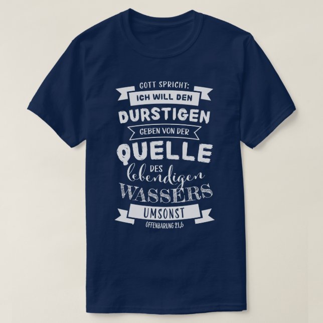 Jesus Bible Christian Spruch Bible Version Gift T Shirt (Design framsida)