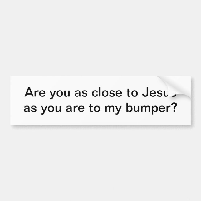 Jesus-bilsticker Bildekal (Framsidan)