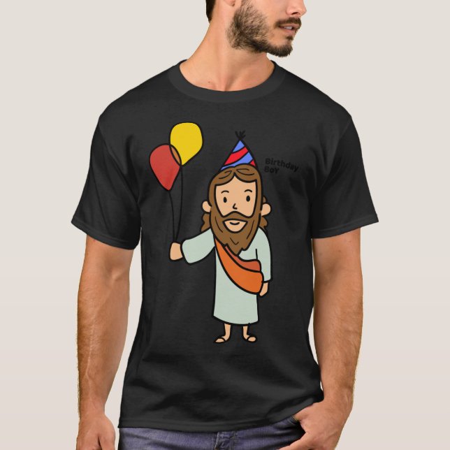 Jesus Birthday Boy Essential T-Shirt (Framsida)