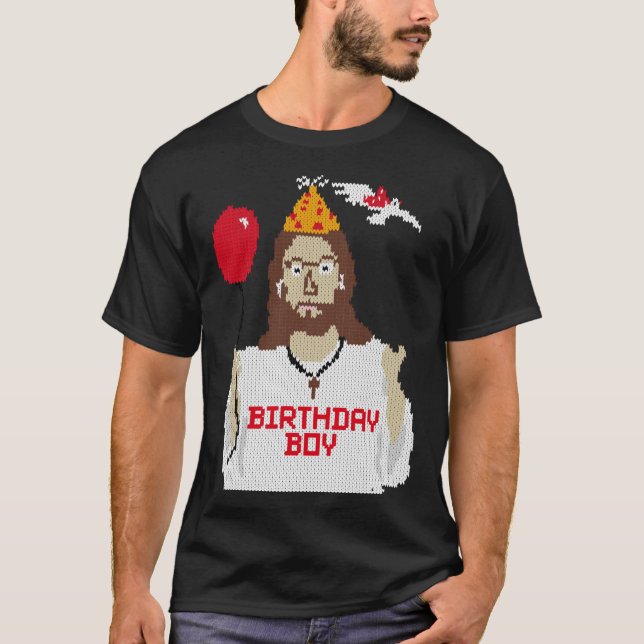 Jesus Birthday Boy julgåvor Essential T-Sh T Shirt (Framsida)