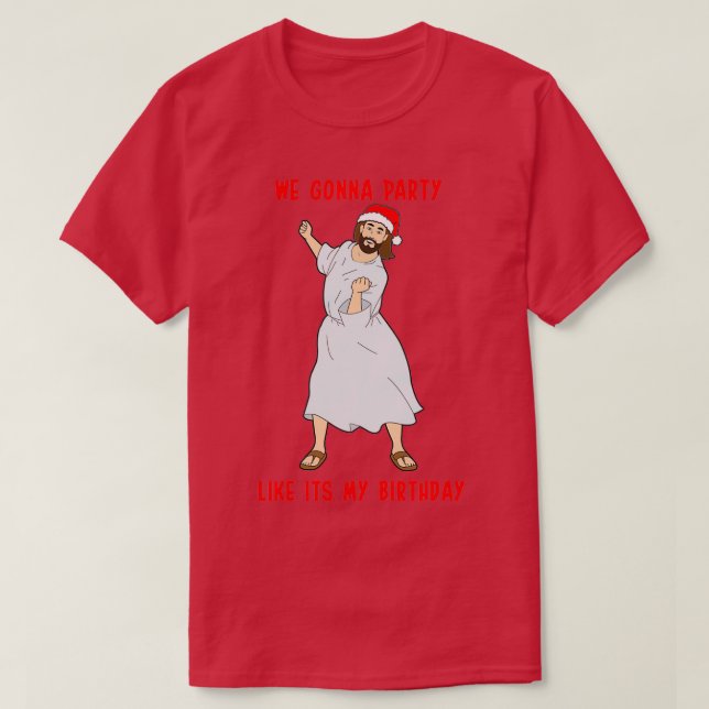 JESUS BIRTHDAY T SHIRT (Design framsida)