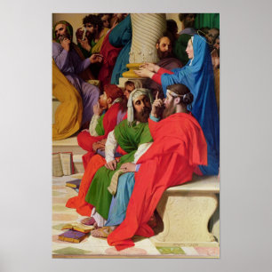 Jesus bland Läkare Poster