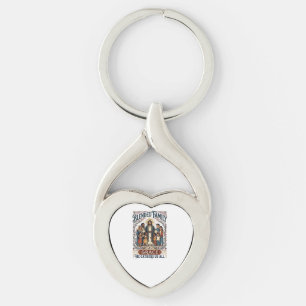 Jesus Blandad Familj Stegfamilj Tröja Kristet Graf Twisted Heart Silverfärgad Nyckelring