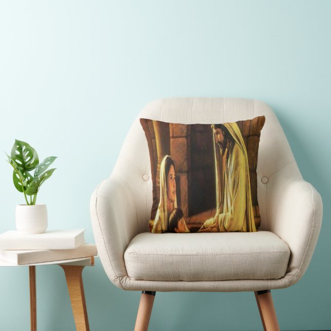 Jesus Blating Pillow Kudde (Stol)
