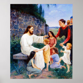 Jesus Blesses the Children Elin Danielson-Gambogi Poster