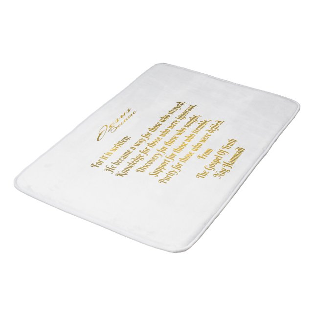 Jesus blev badrumsmatta (Vinklad)