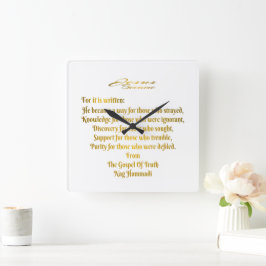 Jesus blev fyrkantig klocka