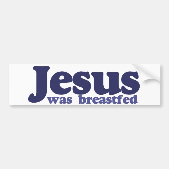 Jesus blev uppammad bildekal (Framsidan)