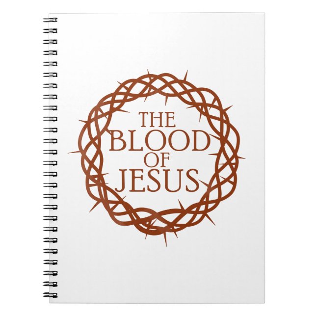 Jesus blod anteckningsbok (Framsidan)