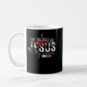 Jesus blod är mitt vaccin Christian AntiVa Kaffemugg